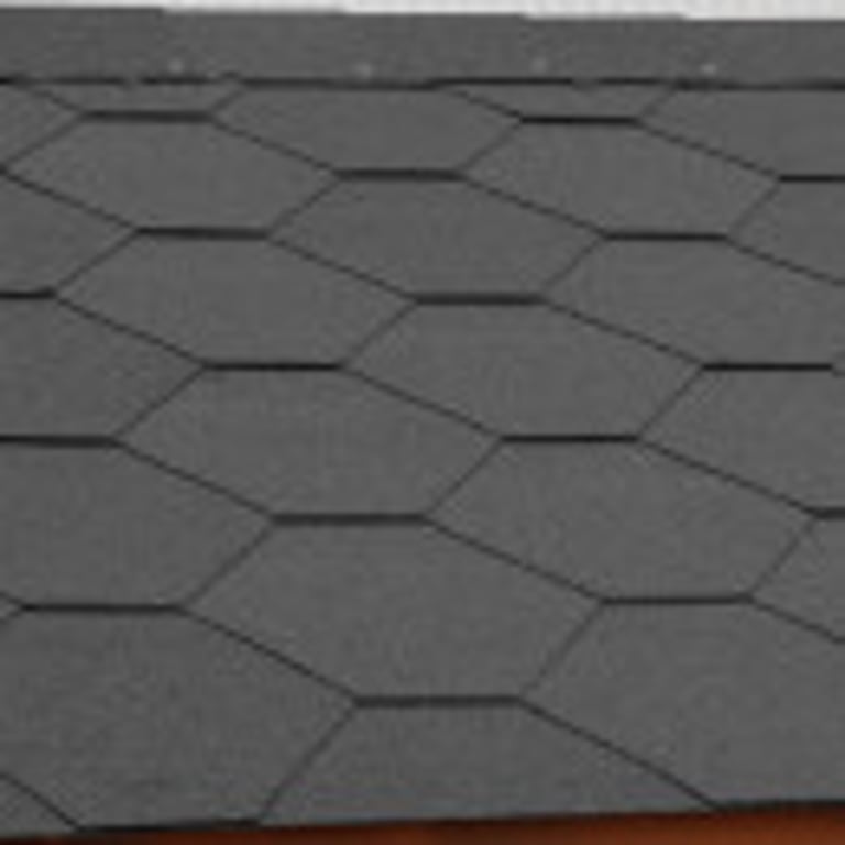 Bitumen Felt Tiles - Black roof option